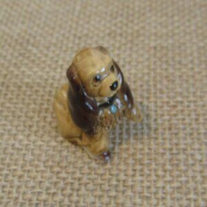 Vintage Tiny Porcelain Cocker Spaniel Figurine made by Hagen Renaker Mama Cocker